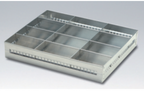 ABS-Koffer aus Kunststoff 123mm hoch, Alueinsatz