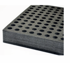 ABS-Koffer aus Kunststoff 81mm hoch, Schaumstoffeinsatz für Heizungsdüsen