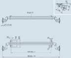 Achse ungebremst 750kg; Typ: 700-5; Alko