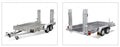 Baumaschinentransporter, 3000x1600x270mm, gebremst, 3500kg