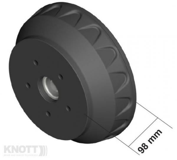 Bremsnabe vollst. 250x40; 112x5; Knott