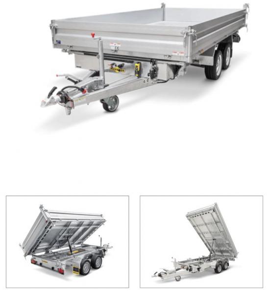 Dreiseitenkipper 3140x1750x350mm; 2700kg