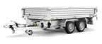 Dreiseitenkipper 3130x1740x400mm, 3000kg, Stahlbordwände