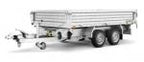 Dreiseitenkipper 3130x1740x400mm, 3000kg, Stahlbordwände