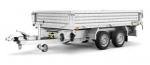 Dreiseitenkipper 3130x1740x400mm, 3000kg, Stahlbordwände