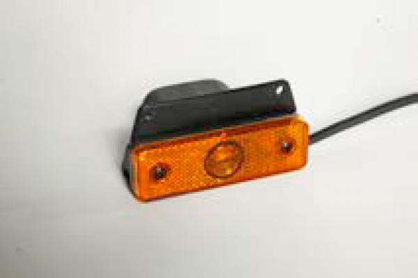 Flatpoint 1 LED Anbau gerade gelb