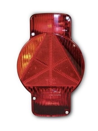 Lichtscheibe "Humbaur" Heckleuchte links vertikal