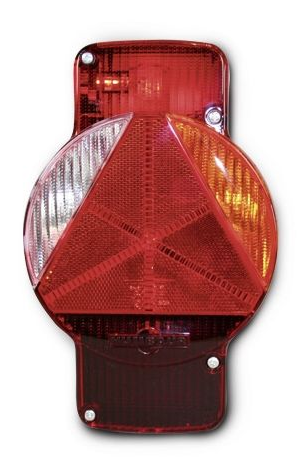Lichtscheibe "Humbaur" Heckleuchte rechts vertikal