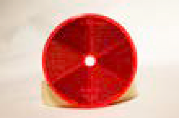 Rückstrahler rund rot