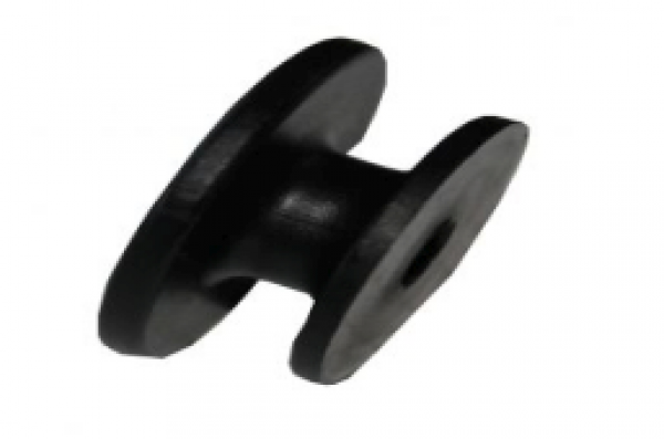 Rundknopf schwarz