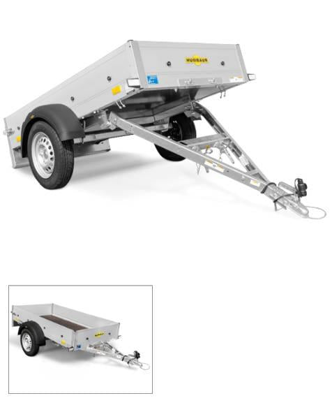 Startrailer DK Deichsel klappbar, 2050x1095x300mm, 750kg, ungebremst