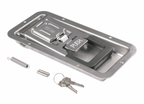 Einbauverschluss Push-Mini o25,5mm Niro