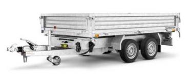 Dreiseitenkipper 3130x1740x400mm, 3000kg, Stahlbordwände