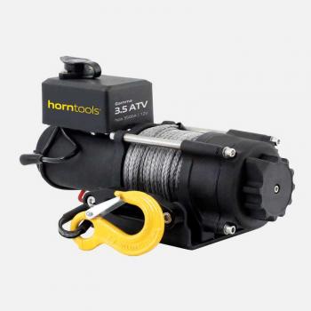 Seilwinde 12V, 1600kg Zugkraft, mit Kunststoffseil