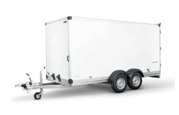 Kofferanhänger zweiachsig 4185x1730x1885mm, 3500kg, Sandwich