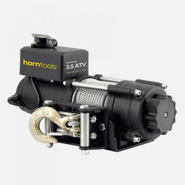 Seilwinde 12V, 2300kg Zugkraft, mit Stahlseil